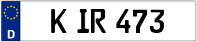 Truck License Plate